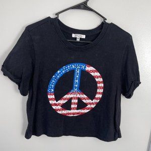 CROPPED Peace Sign ☮️ Tshirt